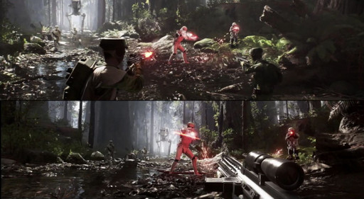 画像ギャラリー No.009のサムネイル画像 / ［E3 2015］「Star Wars: バトルフロント」の20対20対戦とスプリットスクリーンでのCo-opサバイバルを体験。プロデューサーにもインタビュー