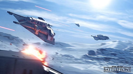 画像ギャラリー No.006のサムネイル画像 / ［TGS 2015］「Star Wars バトルフロント」が日本国内で初となるプレイアブル出展。さっそく“ウォーカー・アサルト”モードで帝国軍のAT-ATを阻止してみた