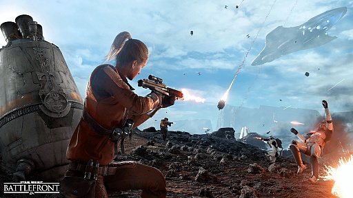 画像ギャラリー No.005のサムネイル画像 / ［TGS 2015］「Star Wars バトルフロント」シニアプロデューサーに聞く，あらゆるプレイヤーが“ヒーロー”になれるシステムとは