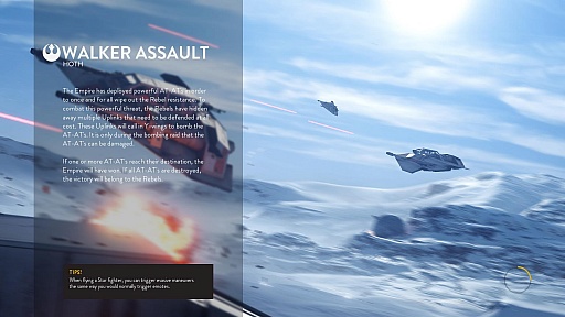 画像ギャラリー No.024のサムネイル画像 / 「Star Wars バトルフロント」のβテストがスタート。大迫力のAT-ATが登場する「ウォーカー・アサルト」の模様をレポート