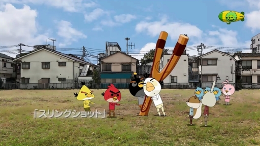 画像ギャラリー No.001のサムネイル画像 / 「アングリーバードファイト！」と「紙兎ロペ」のコラボアニメが配信