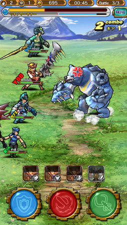 画像ギャラリー No.003のサムネイル画像 / スマホで手軽にハンティングできる「モンスターギア」プレイレポート。アクション性が高いRPG風バトルと，最大4人による協力プレイが特徴