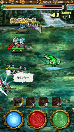 画像ギャラリー No.007のサムネイル画像 / スマホで手軽にハンティングできる「モンスターギア」プレイレポート。アクション性が高いRPG風バトルと，最大4人による協力プレイが特徴