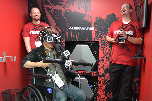画像ギャラリー No.022のサムネイル画像 / ［E3 2015］新型HMD「StarVR」を西川善司が体験。「5K解像度で視界角210度」はVR体験をどう変える？