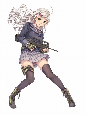 画像ギャラリー No.003のサムネイル画像 / 「シューティングガール」7月にサービスを開始。ヒロイン達の持つ銃器や戦闘システムが明らかに