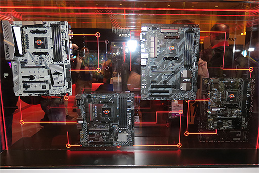 画像ギャラリー No.004のサムネイル画像 / ［CES 2017］次世代CPU「Ryzen」対応の新チップセット搭載マザーボードも準備よし？ AMDブースで発見した17製品を写真でチェック