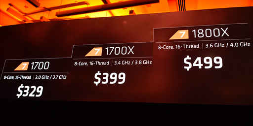 画像ギャラリー No.002のサムネイル画像 / 西川善司の3DGE：AMDの新世代CPU「Ryzen 7」は北米時間3月2日発売決定。8コア16スレッドの最上位モデル「Ryzen 7 1800X」は499ドルに