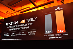 画像ギャラリー No.007のサムネイル画像 / 西川善司の3DGE：AMDの新世代CPU「Ryzen 7」は北米時間3月2日発売決定。8コア16スレッドの最上位モデル「Ryzen 7 1800X」は499ドルに