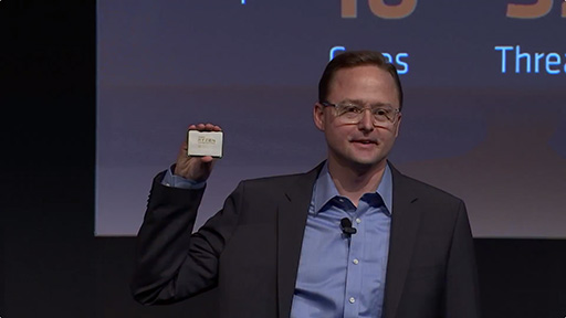 画像ギャラリー No.002のサムネイル画像 / ［COMPUTEX］AMD，16コアCPU「Ryzen Threadripper」を披露。PCIe 3.0は64レーンに達することも明らかに