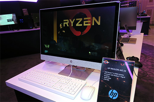 画像ギャラリー No.006のサムネイル画像 / Ryzen MobileやKaby Lake-G搭載ノートPCが目を惹く。CES 2018で見かけた注目のPC新製品をまとめてレポート