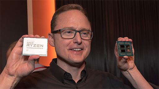画像ギャラリー No.002のサムネイル画像 / ［COMPUTEX］AMD，第2世代「Ryzen Threadripper」を予告。Zen＋ベースでCPUコア数は最大32基に