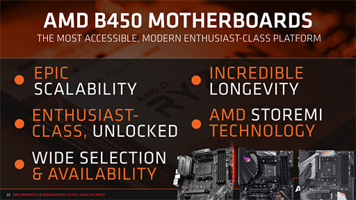 画像ギャラリー No.002のサムネイル画像 / AMD,「B450」チップセットを発表。ミドルクラス以下の市場へストレージ高速化技術「StoreMI」をもたらす