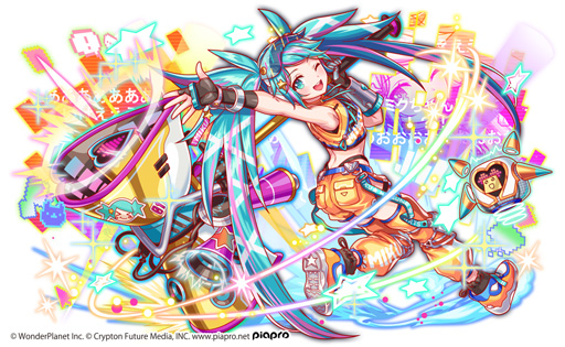 画像ギャラリー No.008のサムネイル画像 / 「クラッシュフィーバー」が初音ミクとのコラボ第6弾を1月29日から開催。限定ユニットがLv.MAXで手に入る