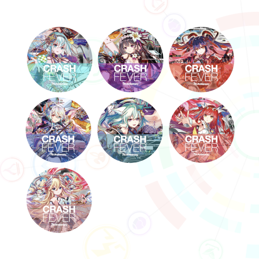 画像ギャラリー No.007のサムネイル画像 / 「クラッシュフィーバー」7周年を記念してデザインされたグッズをBOOTHにて販売開始
