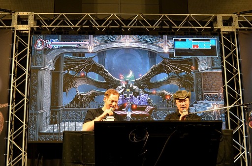 画像ギャラリー No.001のサムネイル画像 / 五十嵐孝司氏が発売間近の「Bloodstained: Ritual of the Night」のデモプレイを披露。2頭のボスドラゴンとの戦いの行方は?