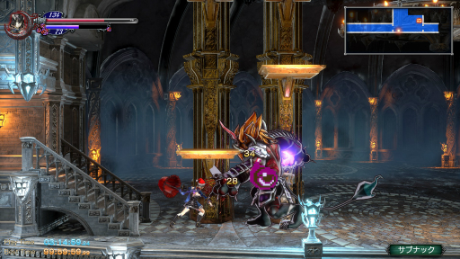 画像ギャラリー No.012のサムネイル画像 / 「Bloodstained RotN」の追加要素をインプレッション。プレイアブル化した「斬月」と新モード「ランダマイザー」が新たな遊びをもたらす