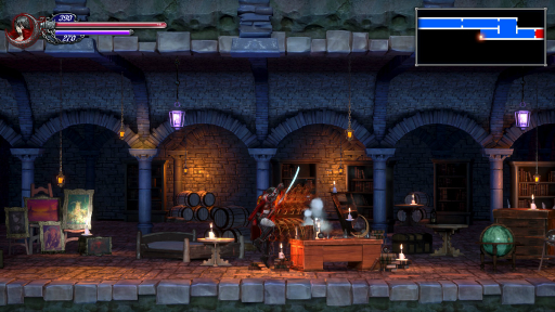 画像ギャラリー No.019のサムネイル画像 / 「Bloodstained RotN」の追加要素をインプレッション。プレイアブル化した「斬月」と新モード「ランダマイザー」が新たな遊びをもたらす