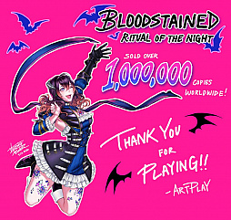 画像ギャラリー No.001のサムネイル画像 / 「Bloodstained: Ritual of the Night」の全世界出荷・DL本数が100万本を突破。2020年末までの無料アップデート情報も公開に