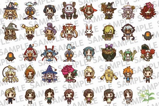 画像ギャラリー No.001のサムネイル画像 / 「魔女と百騎兵2」や「じんるいのみなさまへ」などのミニキャラをあしらったLINE絵文字が配信