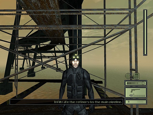 画像ギャラリー No.002のサムネイル画像 / 東京レトロゲームショウ2015：第17回「Tom Clancy's Splinter Cell」で，暗いところが大好きで体脂肪率の低い中年工作員の活躍を体験したい