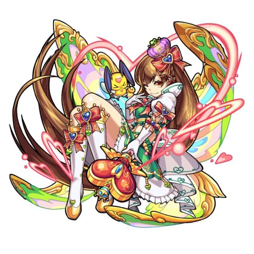 画像ギャラリー No.009のサムネイル画像 / 3DS版「モンスターストライク」，魔法少女のような外見のオリジナルモンスター「オリーブ」の情報が明らかに