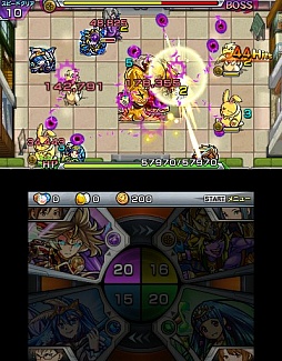 画像ギャラリー No.040のサムネイル画像 / 3DS版「モンスターストライク」,序盤のインプレッションを紹介。横長画面でよりスピーディな展開に