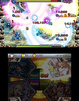 画像ギャラリー No.057のサムネイル画像 / 3DS版「モンスターストライク」,序盤のインプレッションを紹介。横長画面でよりスピーディな展開に
