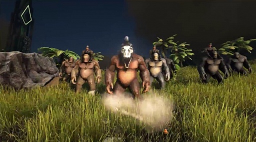 画像ギャラリー No.001のサムネイル画像 / 恐竜のいる世界が舞台のサバイバルゲーム「ARK: Survival Evolved」に，史上最大の霊長類「ギガントピテクス」が登場