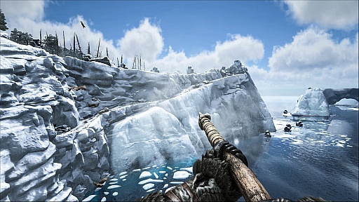 画像ギャラリー No.002のサムネイル画像 / 「ARK: Survival Evolved」の最新パッチで新環境の“雪原”と“湿地”が追加。ダイアウルフやオオツノシカも登場