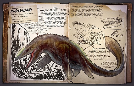 画像ギャラリー No.004のサムネイル画像 / 「ARK: Survival Evolved」に,恐竜育成システムが導入。また,新たに巨大海棲爬虫類のモササウルスが登場