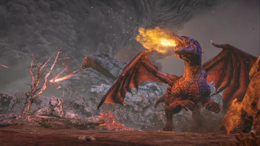 画像ギャラリー No.001のサムネイル画像 / 「ARK: Survival Evolved」アーリーアクセス開始1周年を記念し,火を噴く巨大ドラゴンがボスモンスターとして登場