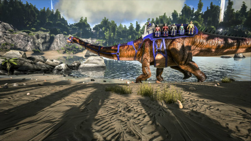 画像ギャラリー No.003のサムネイル画像 / 「ARK: Survival Evolved」アーリーアクセス開始1周年を記念し,火を噴く巨大ドラゴンがボスモンスターとして登場