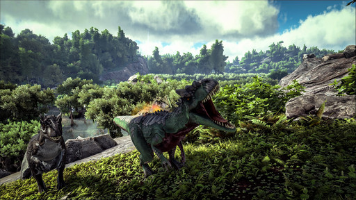 画像ギャラリー No.002のサムネイル画像 / 人気サバイバルアクション「ARK: Survival Evolved」を無料で遊べるフリーウィークエンドが開催中。新パッチではアロサウルスや釣り要素が追加