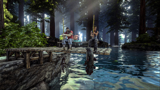 画像ギャラリー No.004のサムネイル画像 / 人気サバイバルアクション「ARK: Survival Evolved」を無料で遊べるフリーウィークエンドが開催中。新パッチではアロサウルスや釣り要素が追加