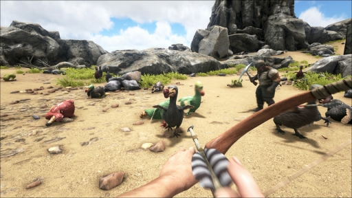 画像ギャラリー No.026のサムネイル画像 / PS4版「ARK: Survival Evolved」プレイレポート。恐竜が闊歩する世界で,プレイヤーそれぞれのスタイルでサバイバル生活が楽しめる