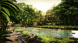 画像ギャラリー No.003のサムネイル画像 / PS4版「ARK: Survival Evolved」の無料アップデート配信。遺跡などが探索できる新マップや,新たな3種類の生物が実装に