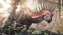 画像ギャラリー No.006のサムネイル画像 / PS4版「ARK: Survival Evolved」の無料アップデート配信。遺跡などが探索できる新マップや,新たな3種類の生物が実装に