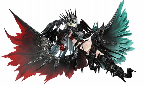 画像ギャラリー No.031のサムネイル画像 / 「よるのないくに」の戦闘システムをおさらい。漆黒の翼が目を引く変身形態「ナイトメアフォーム」のビジュアルも