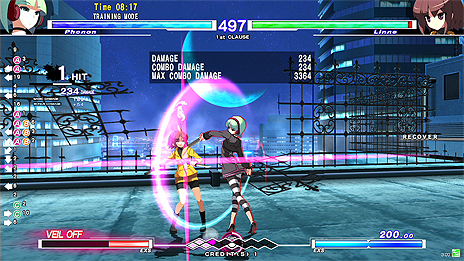 画像ギャラリー No.006のサムネイル画像 / アーケード「UNDER NIGHT IN-BIRTH Exe:Late[st]」のトレーニングモード詳細が発表。PS3版“Exe:Late”と同様の細かい設定が可能に