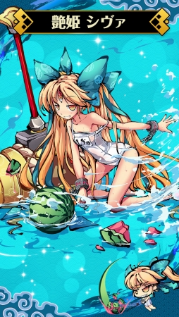 画像ギャラリー No.002のサムネイル画像 / 「ひめがみ絵巻」30万DL突破。水着の姫神が手に入る限定イベントも