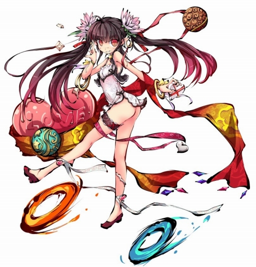 画像ギャラリー No.011のサムネイル画像 / 「ひめがみ絵巻」，新姫神「獏姫」が実装。勝ち抜きバトル「万象秘境」は近日登場