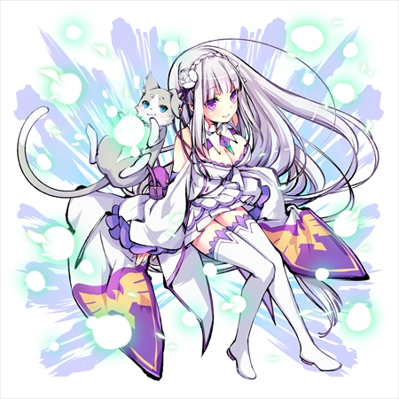 画像ギャラリー No.005のサムネイル画像 / 「ひめがみ絵巻」,アニメ「Re:ゼロから始める異世界生活」とのコラボイベントを開催