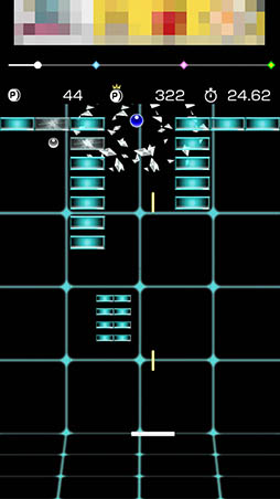 画像ギャラリー No.004のサムネイル画像 / 凄まじいパワーアップがクセになる。Android用ブロック崩しゲーム「breaker」を紹介する「(ほぼ)日刊スマホゲーム通信」第871回