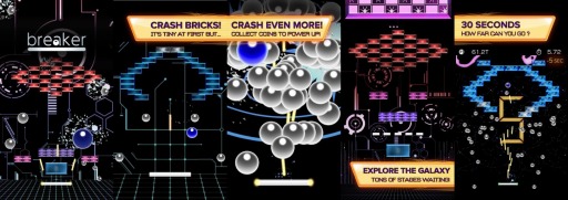 画像ギャラリー No.002のサムネイル画像 / 「breaker ブロック崩し」のAndroid版が世界134カ国で配信スタート