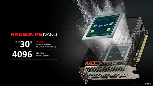 画像ギャラリー No.008のサムネイル画像 / Mini-ITXサイズのカードでスペックと価格はR9 Fury Xクラス!? AMDが「Radeon R9 Nano」を発表