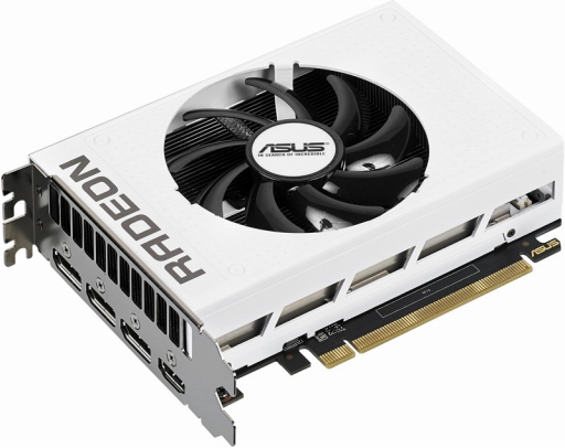 画像ギャラリー No.001のサムネイル画像 / ASUS,白いクーラー採用のRadeon R9 Nanoカードを発売