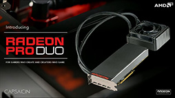 画像ギャラリー No.015のサムネイル画像 / AMD,デュアルFijiカード「Radeon Pro Duo」の詳細を公開。国内でのカード単体販売はなし