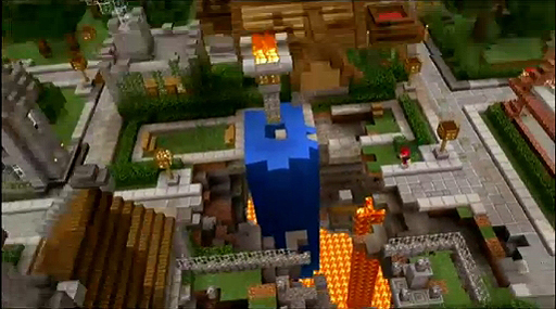 画像ギャラリー No.007のサムネイル画像 / ［E3 2015］AR-HMD「Microsoft HoloLens」対応の「Minecraft」デモが披露。神の視点でマップのオブジェクトを操作可能に