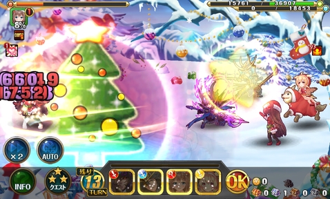 画像ギャラリー No.008のサムネイル画像 / 「VALHALLA CUBE」で赤ずきんと白雪姫がクリスマス仕様の限定英神に