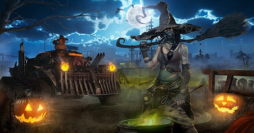 画像ギャラリー No.001のサムネイル画像 / 「CROSSOUT」,専用ルールで遊べるハロウィンイベント「ウィッチハント」が開催